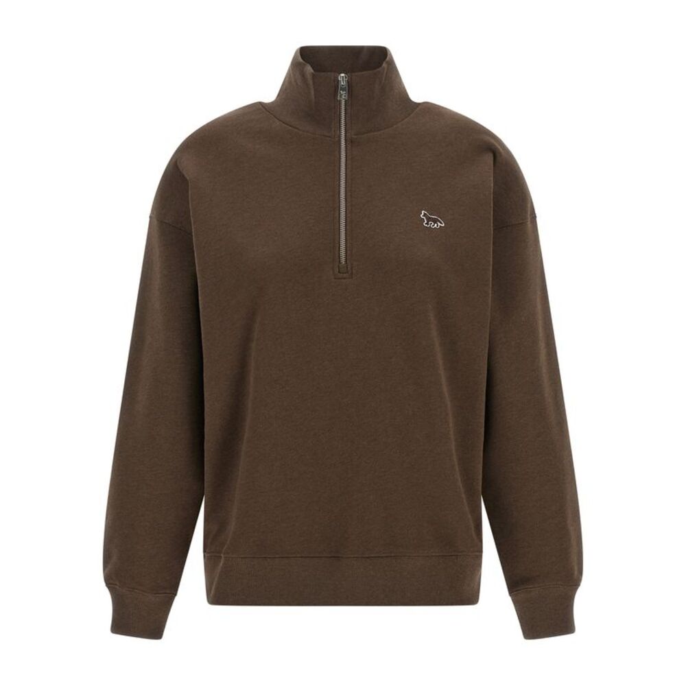 Maison Kitsuné Brown Organic Cotton Women's Sweatshirt